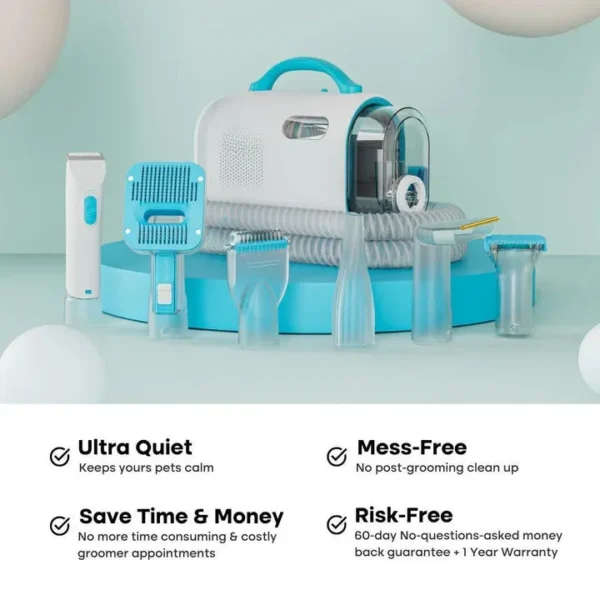 Pawfect Groom Pro: 7-in-1 Pet Grooming Kit - Image 2